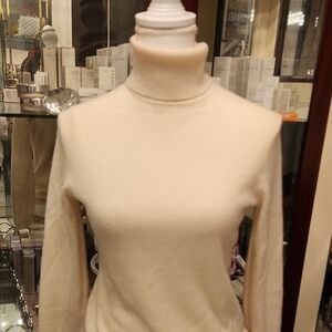 Vince Cream Turtleneck Sweater